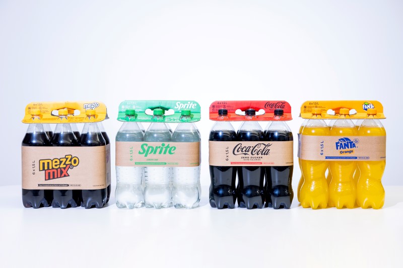 soft drinks recyclable packaging DS Smith Lift Up 