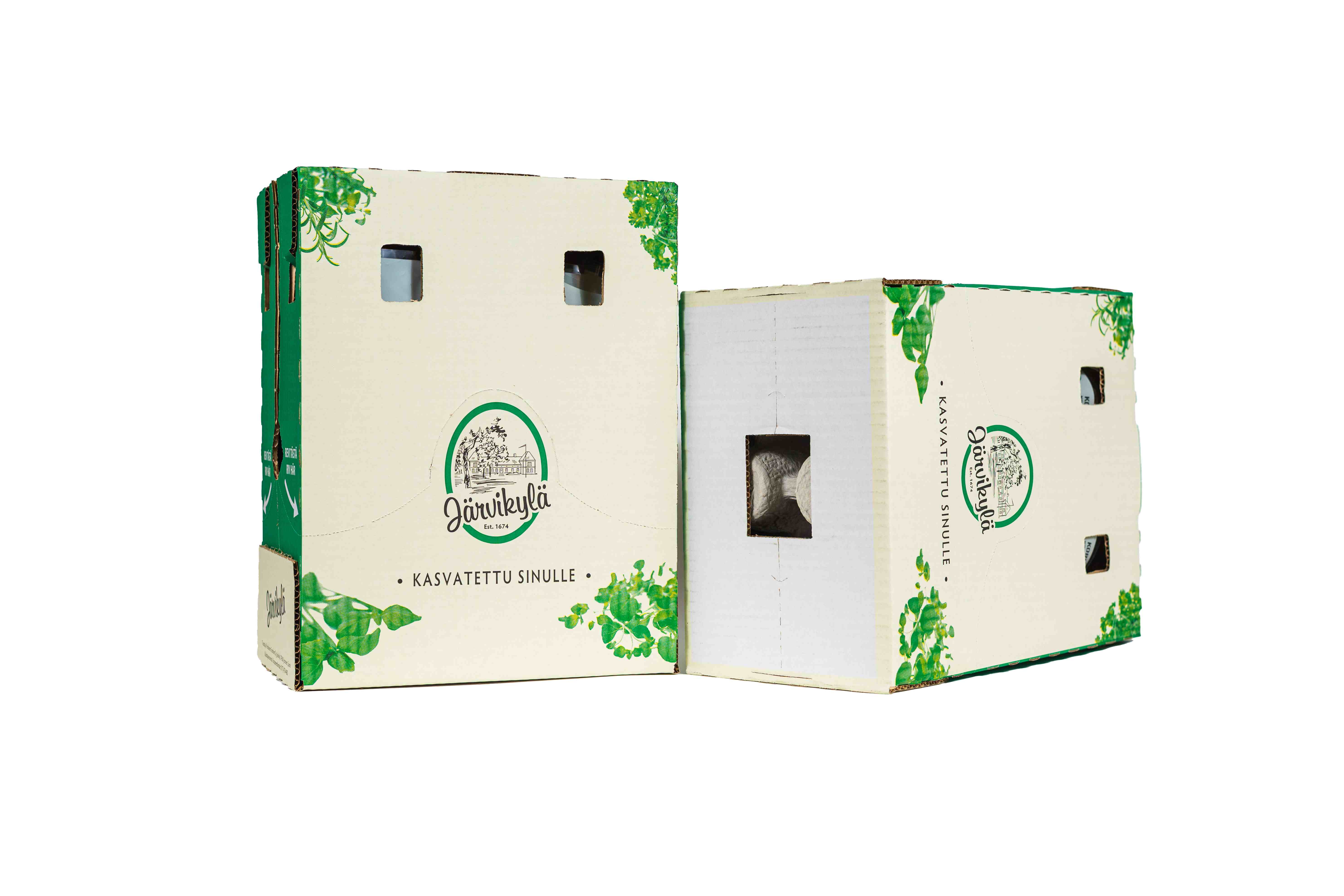 DS Smith and Famifarm Oy, create an ergonomic and recyclable packaging for fresh herb and salad transportation boxes